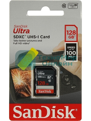 Флеш карта SDXC 128Gb UHS-I SDSDUNR-128G-GN3IN SANDISK