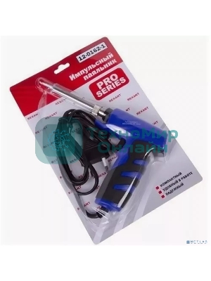 Паяльник-пистолет импульсный Rexant, керам. нагреватель, 25 Вт/130 Вт, 230 В, серия 