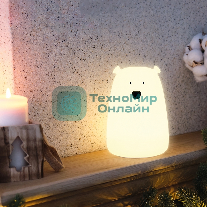 Силиконовый ночник Neon-night Медведь