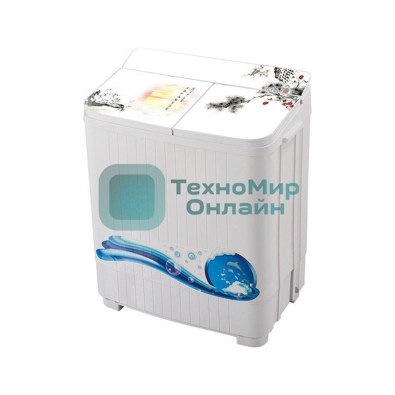 Стиральная машина OPTIMA МСП-55СТ белая, загрузка вертикальная 5кг, 1350 об/мин., класс: A