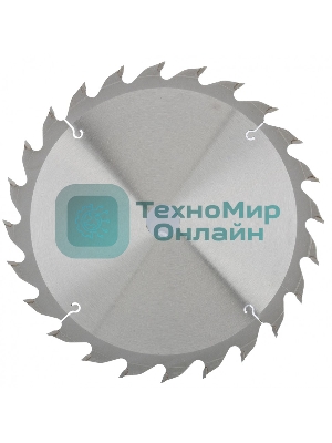 Пильный диск по дереву Gross ф185 х 20 мм, 24 зуба + кольцо 20/16мм