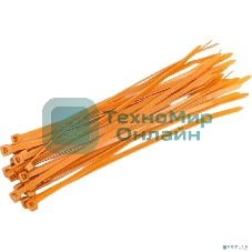 Стяжка кабельная Rexant нейлоновая 200x4,8 мм, коричнево-золотая (RAL8001) (100 шт/уп)