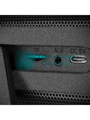 Портативная акустика SVEN PS-165, черный (16 Вт, Waterproof (IPx6), TWS, Bluetooth, microSD, 3000мА*ч)