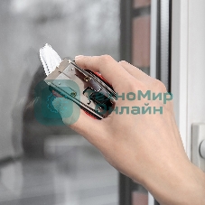 Скребок Rexant с выдвижным лезвием, обрезиненный корпус, 5 запасных лезвий в комплекте