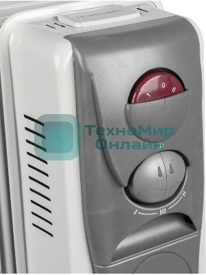 Обогреватель масляный Ресанта ОМ-12НВ (11 секций) белый, 2900 Вт, 25 м2, термостат 67/3/12