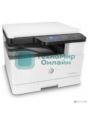 МФУ лазерное HP LaserJet MFP M438n (8AF43A), A3, ч/б, печ. до 22 стр/мин. (А4) до 12 стр/мин. (А3), 1200 x 1200 dpi (печать), 600x600dpi (скан.), USB, RJ-45