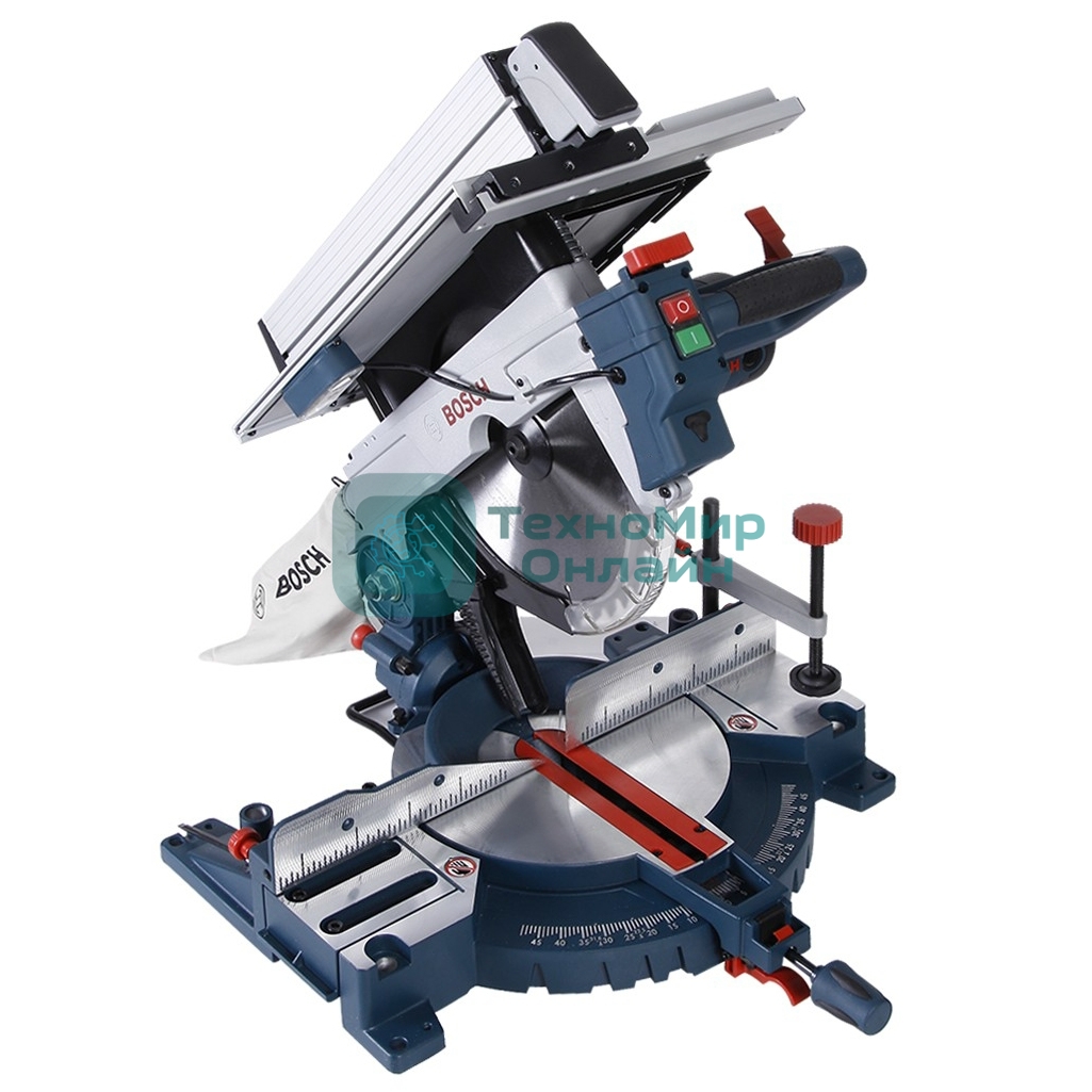 Пила торцовочная комб. BOSCH GTM 12 JL комбинированная (0.601.B15.001)1800Вт 3800об/мин круг 305x3