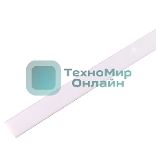 Термоусадочная трубка PROconnect 12/6,0 мм, белая, упаковка 50 шт. по 1 м