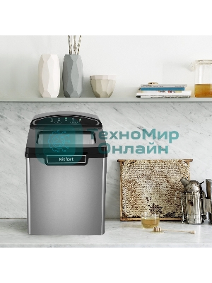 Ледогенератор Kitfort KT-1807 105Вт серебристый/черный