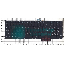 Клавиатура для ноутбука Acer Predator 15 G9-591 черная с подсветкой