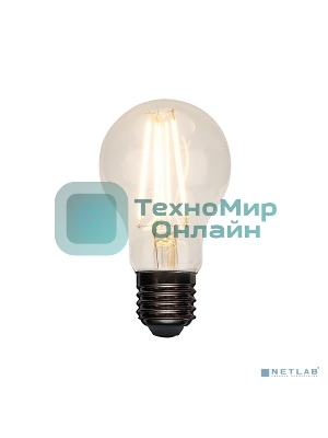 Лампа светодиодная филаментная Rexant Груша A60 9.5 Вт 1140 Лм 2700K E27 диммируемая, прозрачная колба