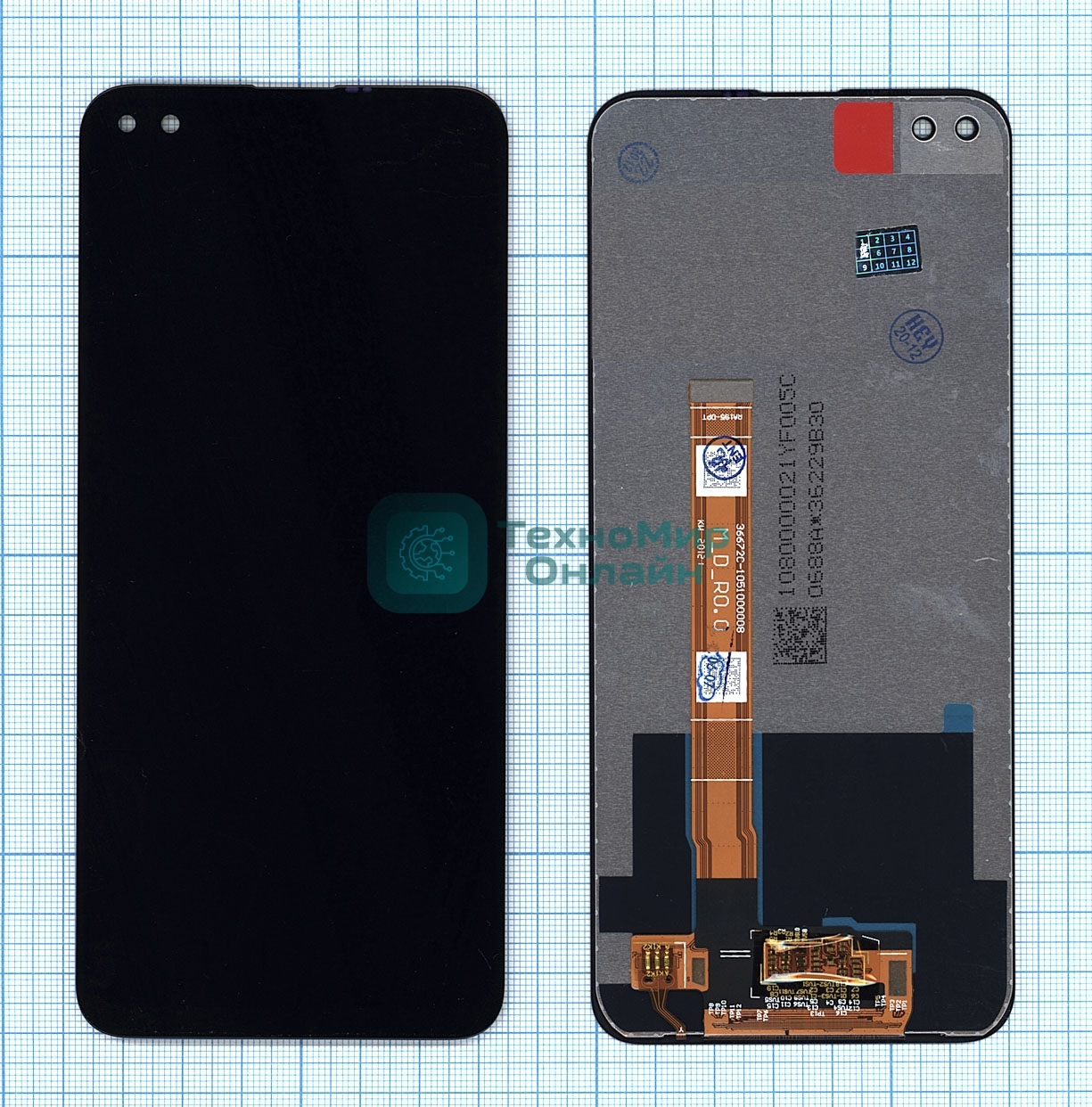 Дисплей для Realme 6 Pro черный