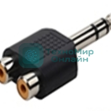 Переходник с Jack на RCA (тюльпан) 2 канала