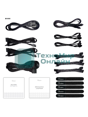 Блок питания 750W Ocypus Iota P750 (ATX, 80 PLUS Gold, APFC, 20+4 pin, 120мм fan, PCI-E 6+2Px3, 8xSATA) (Iota-P750-G1FFBK024X-EU)