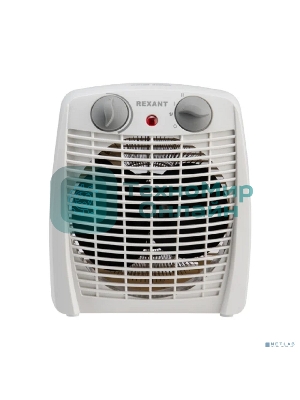 Тепловентилятор Rexant белый, 2000 Вт, 20 м2, термостат