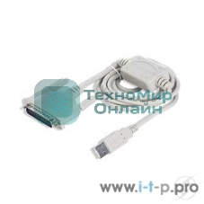 Переходник Gembird Переходник с USB DB25M/AM 1.8m блистер