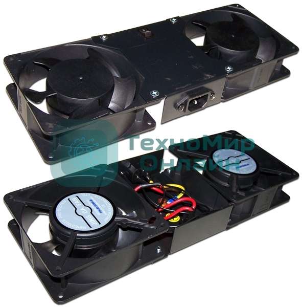 Блок 2-х вентиляторов Lanmaster TWT-CBW-FANB2