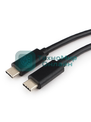 Кабель USB Cablexpert CCP-USB3.1-CMCM-2M, USB3.1 Type-C/USB3.1 Type-C, 2м, пакет