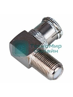 Переход гнездо F-гнездо TV угловой Rexant