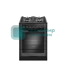Плита комбинированная Gefest 6502-03 0029 черный, конфорок 4 газовых, духовка 55 л, 60 см x 85 см x 60 см
