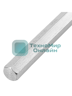 Ключ имбусовый Сибртех HEX, 12мм, 45x, закаленный, никель