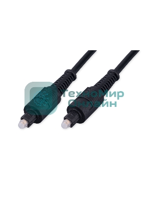 Кабель оптический Cablexpert CC-OPT-10M-N, Toslink 2xODT M/M, 10м, черный, пакет