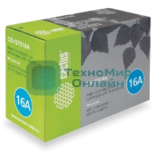 Картридж лазерный Cactus CS-Q7516A для принтеров HP LaserJet 5200/5200N; Canon LBP 3500 черный 12000 стр.