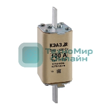 Вставка плавкая ПН2 100 С 31.5А У3 КЭАЗ 120108