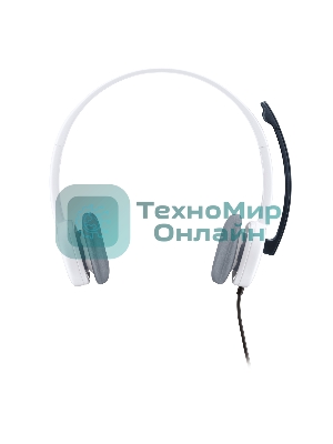 Гарнитура проводная с микрофоном Logitech H150 белый накладные оголовье (981-000350)