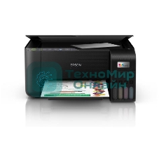 МФУ струйное Epson L3250 (C11CJ67412/C11CJ67418/C11CJ67405/C11CJ67408/C11CJ67503/C11CJ67508/C11CJ67523), A4, цветное, печ. до 33 стр/мин. (ч/б) до 15 стр/мин. (цвет), скан. до 11 стр/мин. (ч/б) 28 стр/мин. (цвет), 1440 x 5760 dpi (печать) 1200x2400dpi (скан.), USB, Wi-Fi