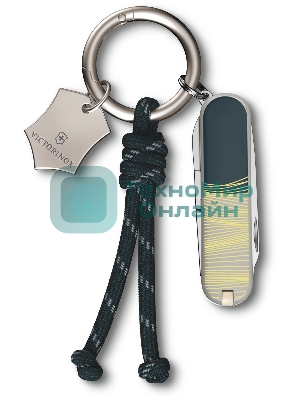 Нож перочинный Victorinox Classic SD New York Style (0.6223.E223) 58мм 7 функций зеленый подар.коробка