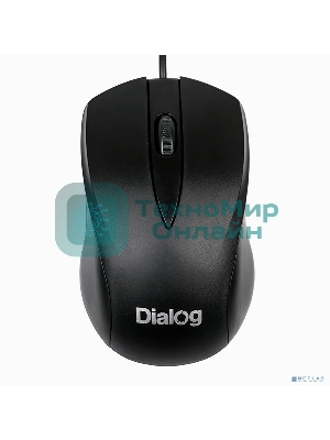 Мышь проводная Dialog Comfort MOС-15U черный, 1200 dpi, USB, кнопки - 3