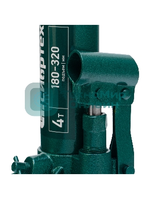 Домкрат гидравлический Сибртех бутылочный, 4т, 180-320 мм