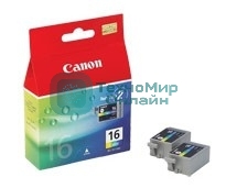 Картридж струйный Canon BCI-16C (9818A002) для Canon SELPHY DS700/810, Цветной, 75стр.