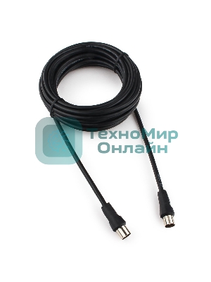 Кабель телевизионный Cablexpert, CCV-515-5M, Coaxial M/F, 5м