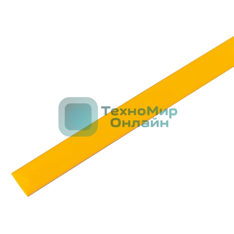 Термоусадочная трубка PROconnect 12/6,0 мм, желтая, упаковка 50 шт. по 1 м