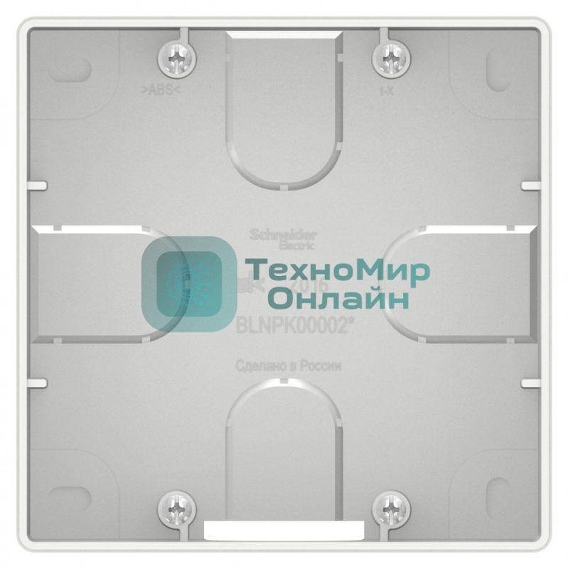 Коробка подъемная СП BLANCA для силовых розеток бел. SchE BLNPK000021
