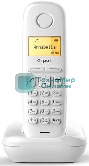 Радиотелефон Dect Gigaset A170 SYS RUS белый АОН