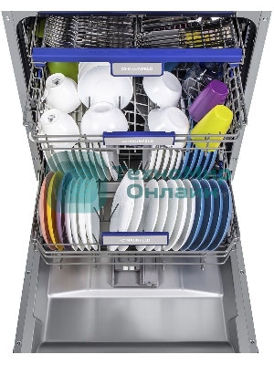 Встраиваемая посудомоечная машина Maunfeld MLP-12PRO, серебристый, 59.8 см, 14 компл., 47 дБ, класс A+++