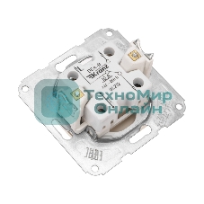 Переключатель Kranz DEA 1кл прох. с/у 10А мех. бежевый