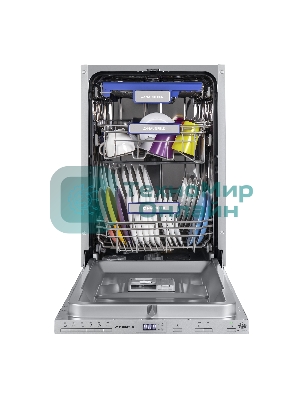 Встраиваемая посудомоечная машина Maunfeld MLP-08PRO, серебристый, 44.8 см, 10 компл., 47 дБ, класс A++