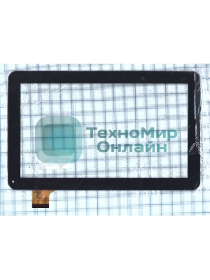 Сенсорное стекло (тачскрин) YCF0464-A, черное