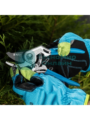 Секатор прямого реза Palisad LUXE 205 мм, алюминиевые рукоятки в ПВХ-оболочке