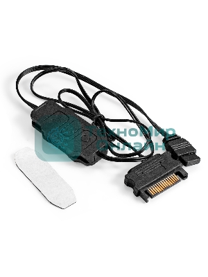 Контроллер ExeGate SATA.ARGb3pin для вентиляторов с подсветкой ARGb 5V 3pin (SATA, ARGb 5V 3pin)