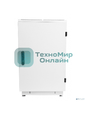 Шкаф коммутационный ЦМО (ШТК-М-24.6.6-3ААА) напольный 24U 600x600 мм пер. дв. металл 2 бок. пан. металл 700 кг серый 455 мм 55 кг 1245 мм