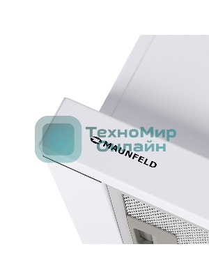 Вытяжка встраиваемая Maunfeld VS Light 50 белый, 50 см, 520 куб. м/ч, 56 дБ