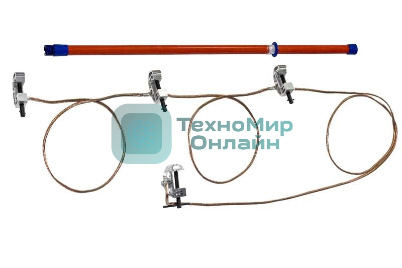 Заземление переносное ЗПП-15 Д для распред. устр. до 15 кВ 25 кв.мм Диэлектрик Д157665