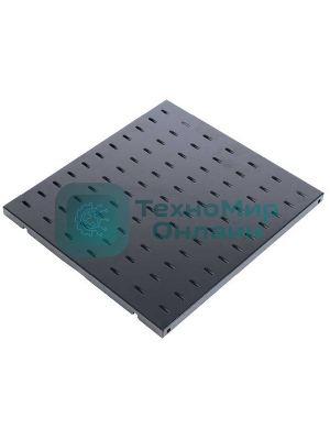 Полка ЦМО перфорированная, глубина 390 мм, черный (СВ-39-9005)