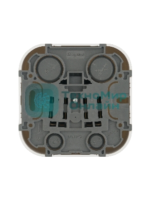 Розетка с заземлением с защитными шторками (Белая) Legrand 782220