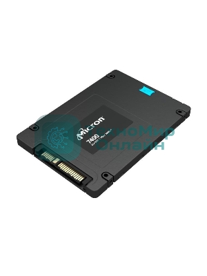 Накопитель SSD Micron 7400 PRO, 1920Gb, SSD, U.3, NVMe, PCIe 4.0 x4, 3D TLC, R/W 6500/2200MB/s, IOPs 430 000/95 000, 3500TBW, DWPD 1 (5 лет)